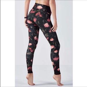 Fabletics Rose Romance High Rise Leggings 2x